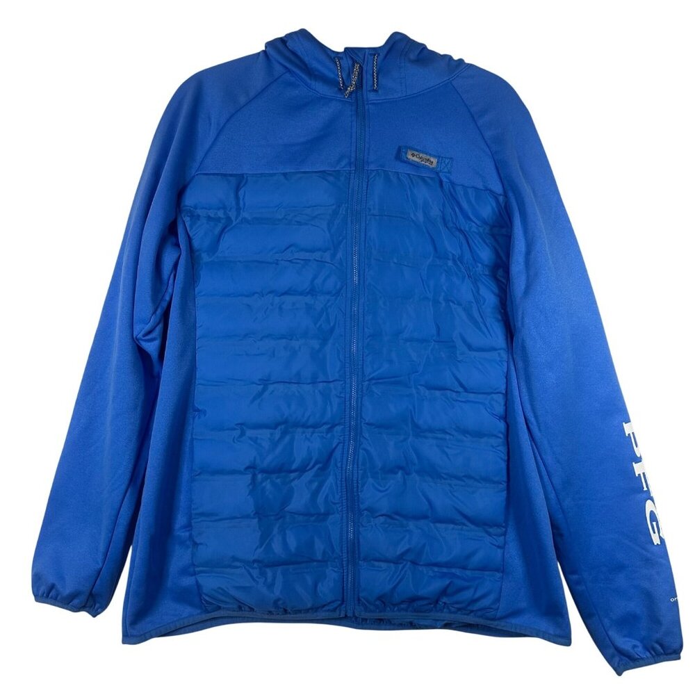 Women’s Columbia Omni Shield Jacket Puffer Coat w/ Fleece Sleeves Midweight XL